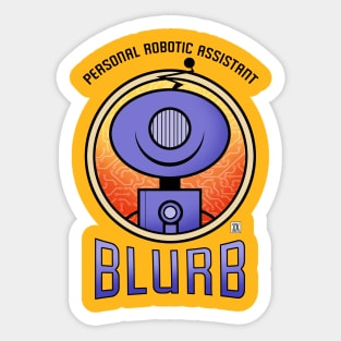 BLURB: Personal Robotic Assistant Sticker